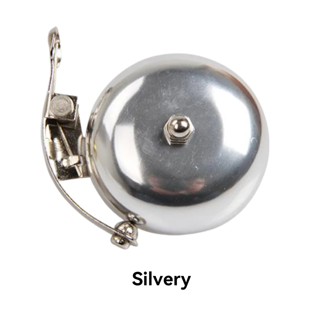 Bicycle Retro Bell Leisure Bicycle Dial Bell Aluminum Silver Gold Coffee Brown Bicycle Bell Bicycle Bell