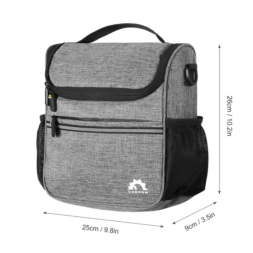 Waterproof Bike Handlebar Insulated Cooler Bag Front Bag Mountain Road Bicycle Cycle Handlebar Basket Bag Pannier Shoulder Bag