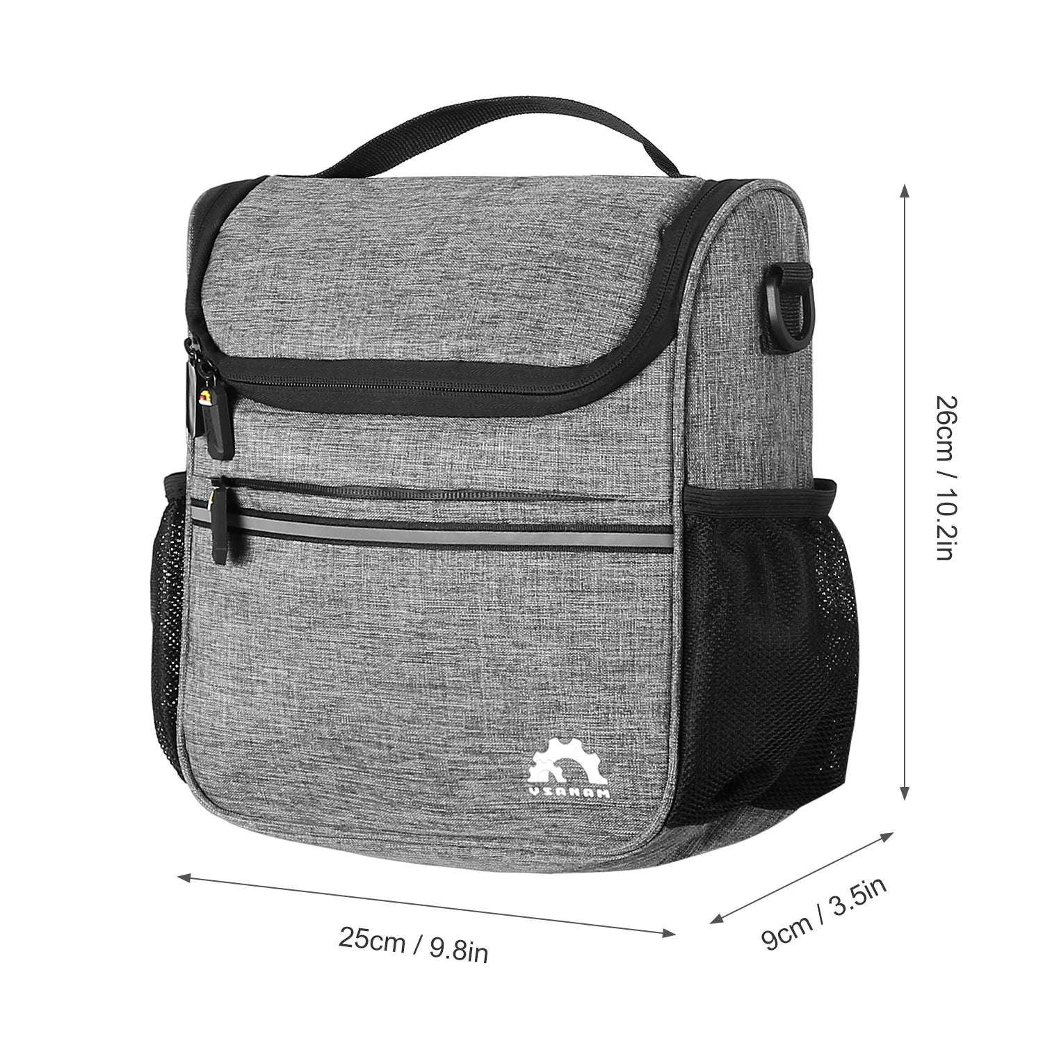 Waterproof Bike Handlebar Insulated Cooler Bag Front Bag Mountain Road Bicycle Cycle Handlebar Basket Bag Pannier Shoulder Bag