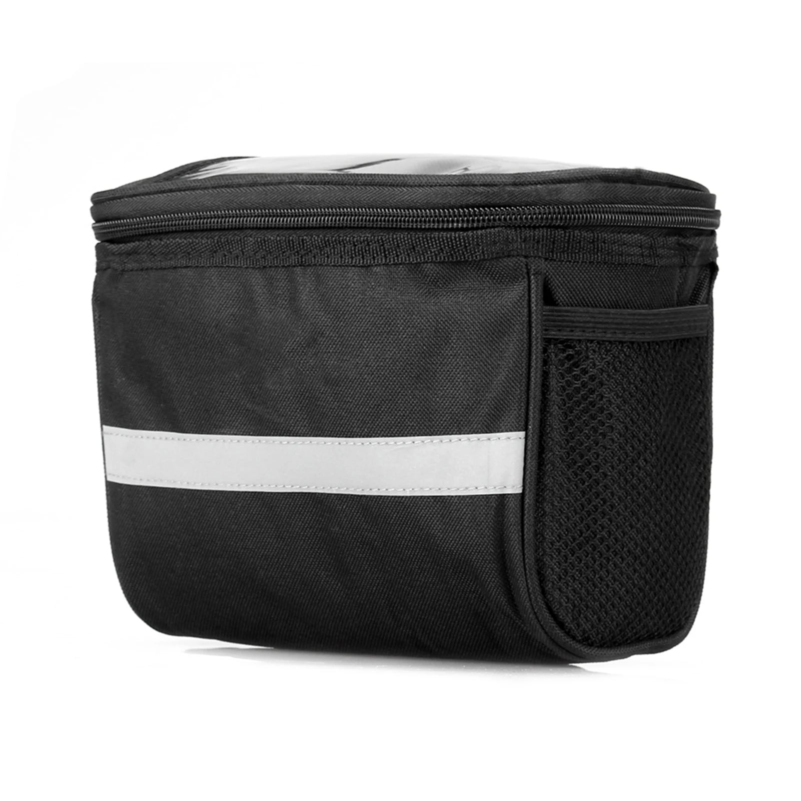 Cycle Bike Insulated Front Bag  Bike Handlebar Bag Basket Pannier Cooler Bag with Reflective Strip bike handlebar bag