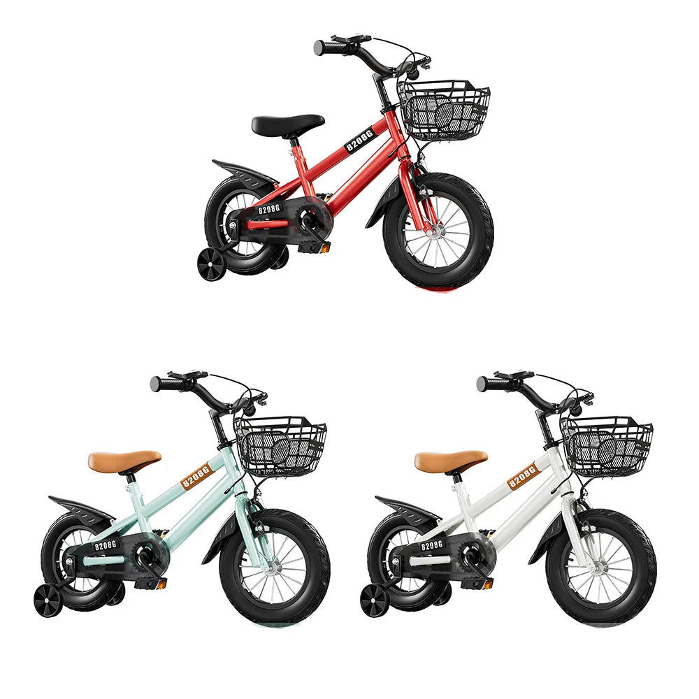 Children Bicycles For 2-12 Years Old 12-14 16-18 Inches With Auxiliary Wheels