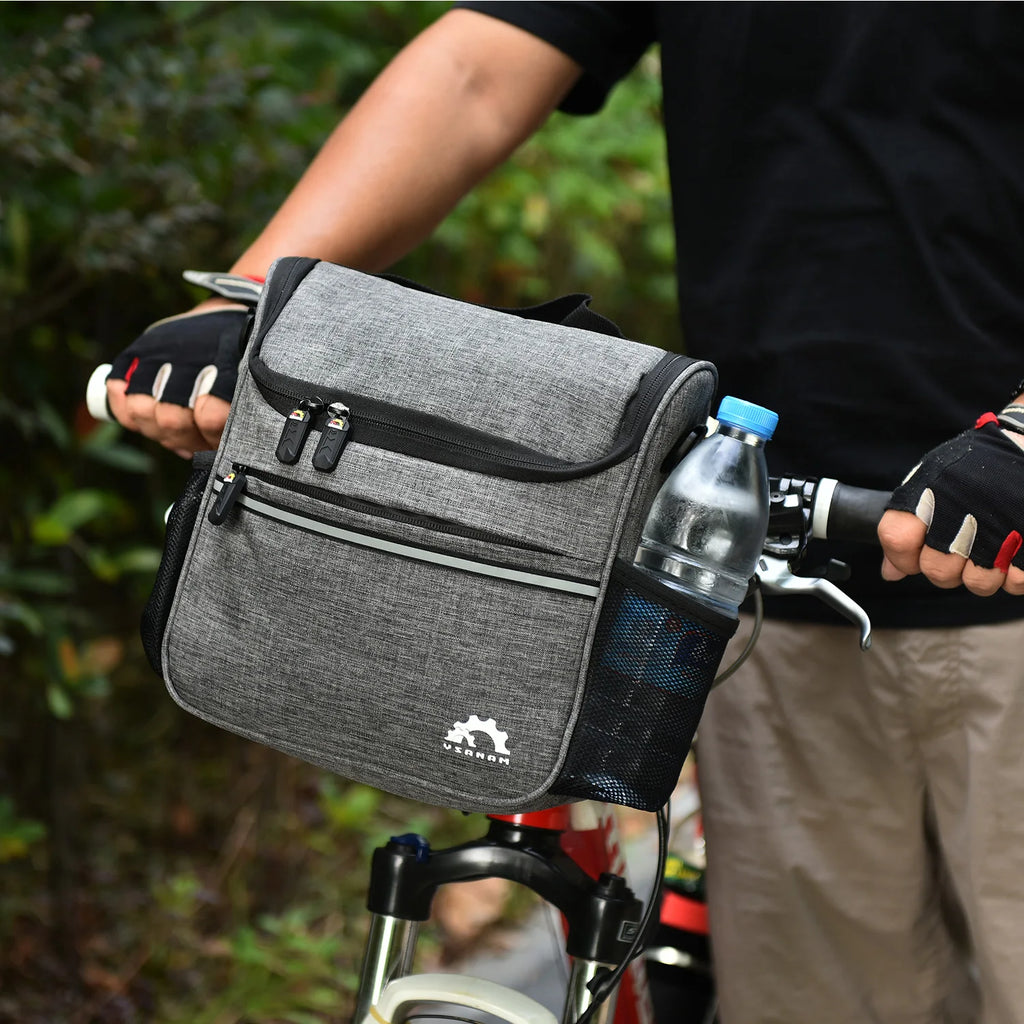 Waterproof Bike Handlebar Insulated Cooler Bag Front Bag Mountain Road Bicycle Cycle Handlebar Basket Bag Pannier Shoulder Bag