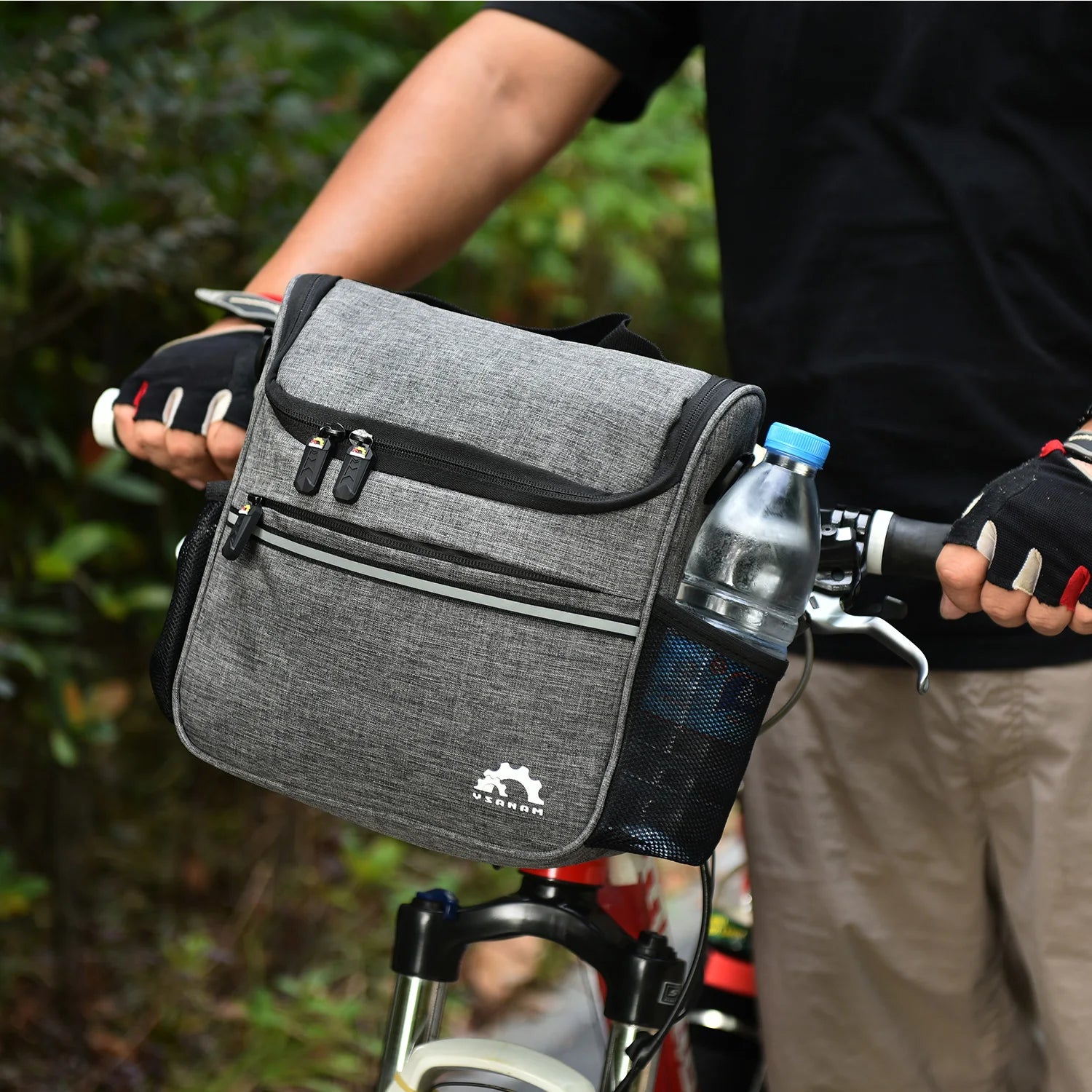 Waterproof Bike Handlebar Insulated Cooler Bag Front Bag Mountain Road Bicycle Cycle Handlebar Basket Bag Pannier Shoulder Bag