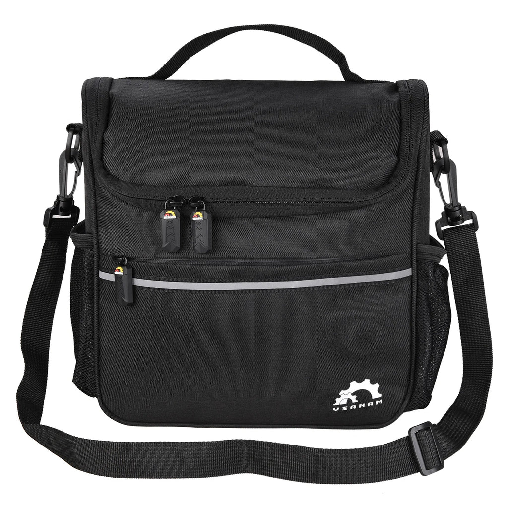 Waterproof Bike Handlebar Insulated Cooler Bag Front Bag Mountain Road Bicycle Cycle Handlebar Basket Bag Pannier Shoulder Bag