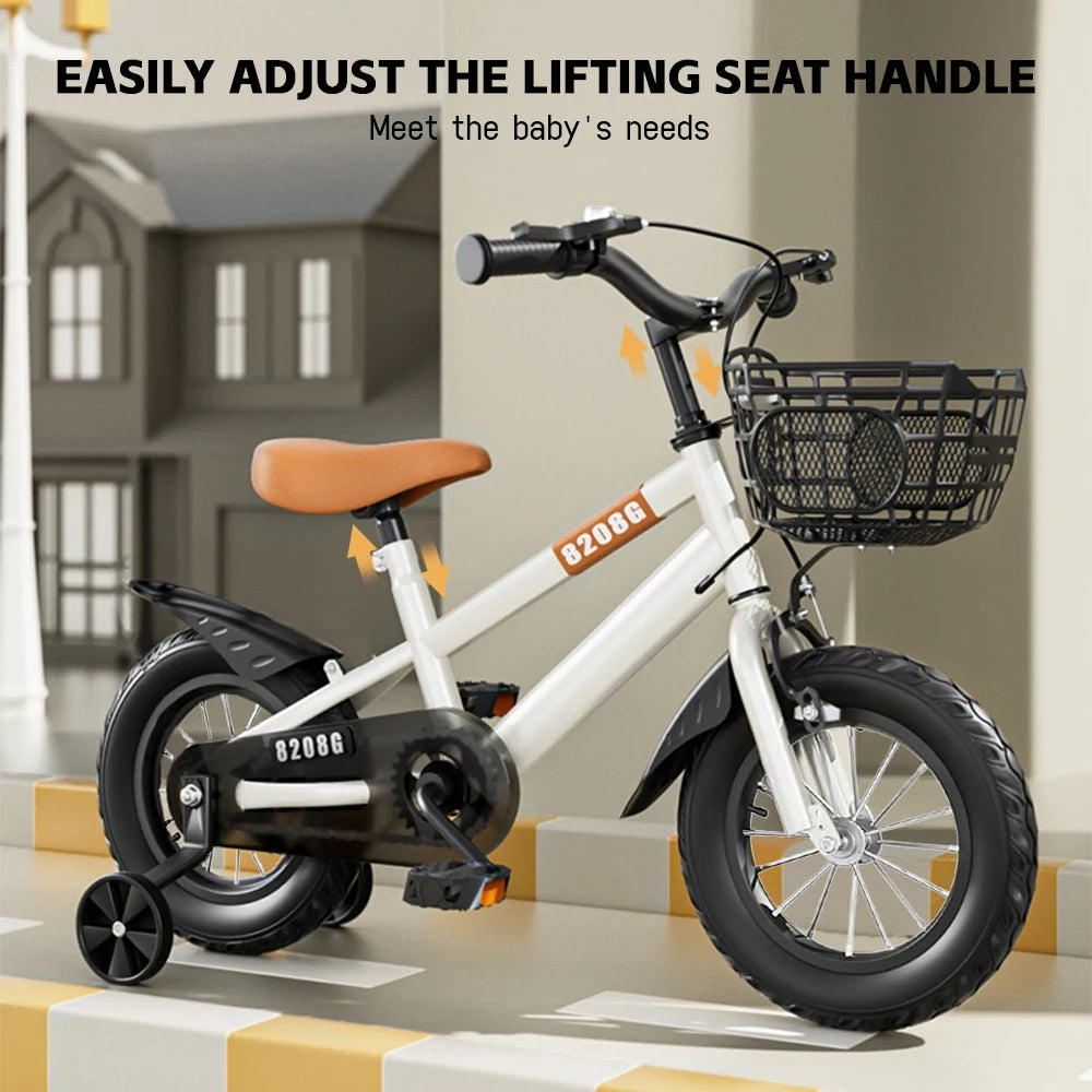 Children Bicycles For 2-12 Years Old 12-14 16-18 Inches With Auxiliary Wheels