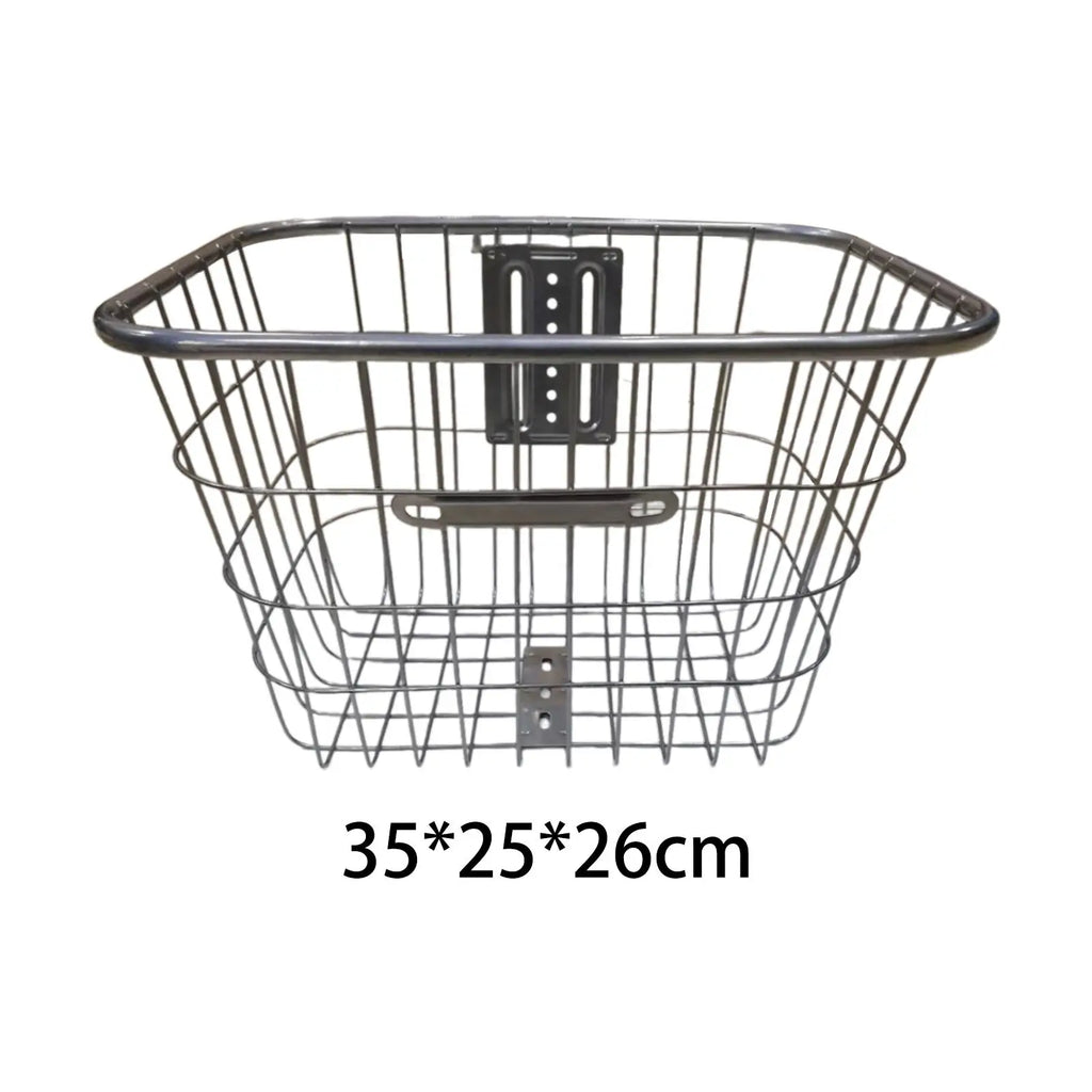 Bike Basket Lightweight Portable Front Handlebar Basket Bicycle Front Basket for Camping Riding Foldable Bikes Outdoor Picnic