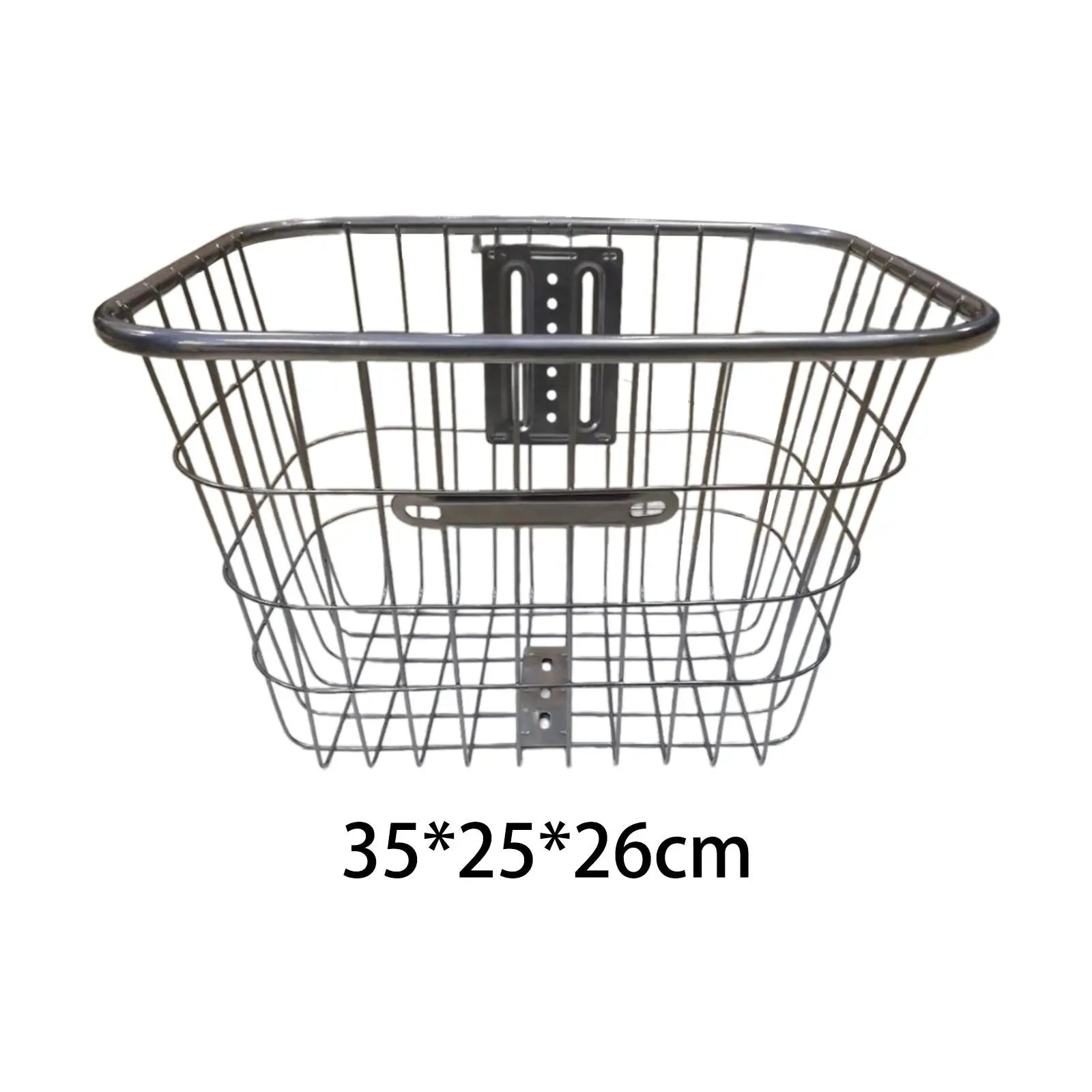 Bike Basket Lightweight Portable Front Handlebar Basket Bicycle Front Basket for Camping Riding Foldable Bikes Outdoor Picnic