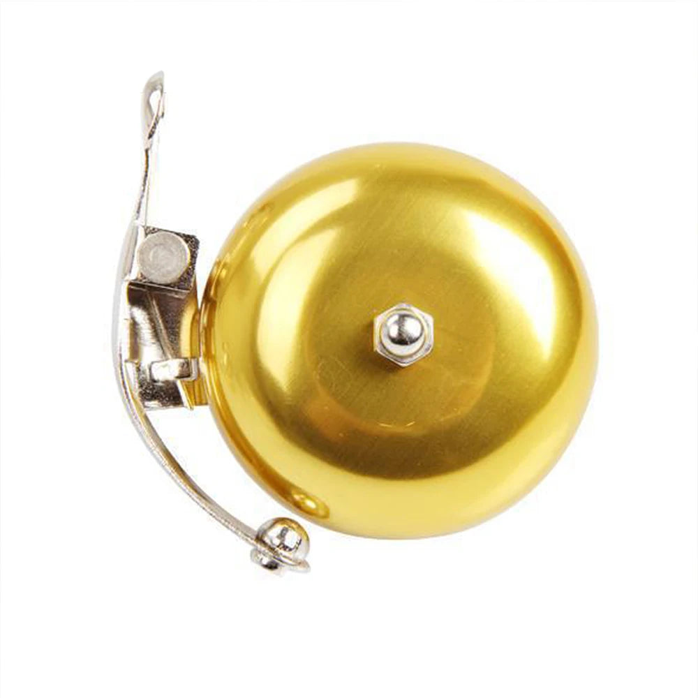 Bicycle Retro Bell Leisure Bicycle Dial Bell Aluminum Silver Gold Coffee Brown Bicycle Bell Bicycle Bell
